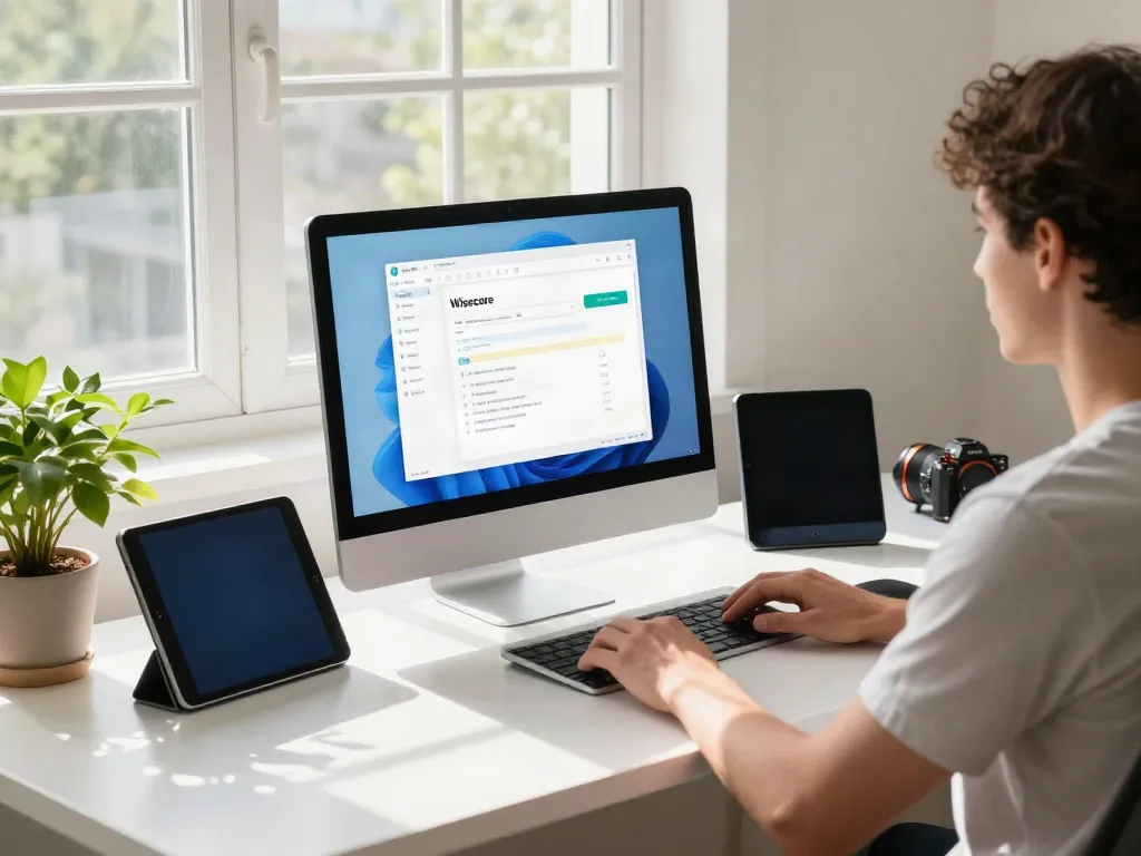 Optimized workspace showcasing rokok88 link with Wisecare software on PC
